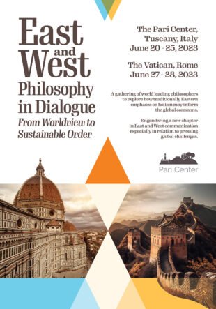 Poster for the East and West conference, Pari, Italy